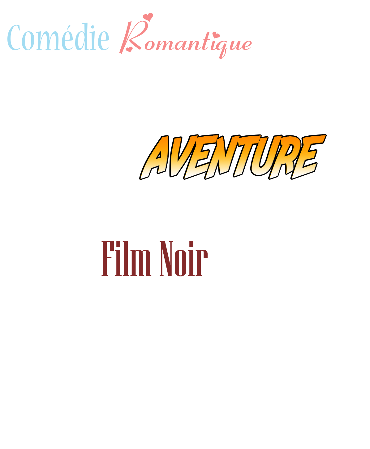 Genres de film1